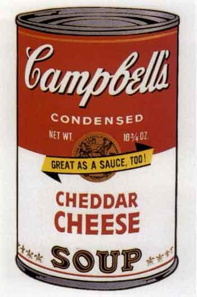 Campbell's soup II, cheddar cheese by Andy Warhol