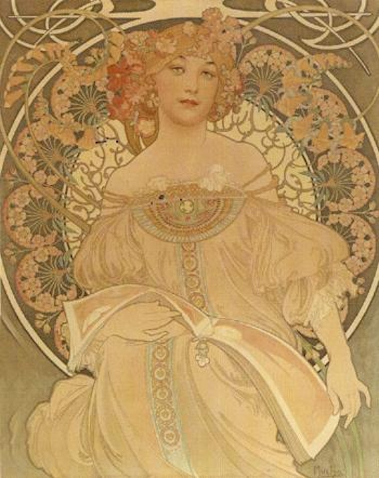 Reverie by Alphonse Mucha