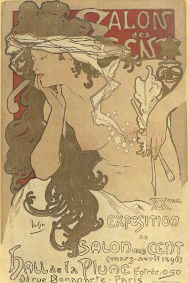 Salon des cent by Alphonse Mucha