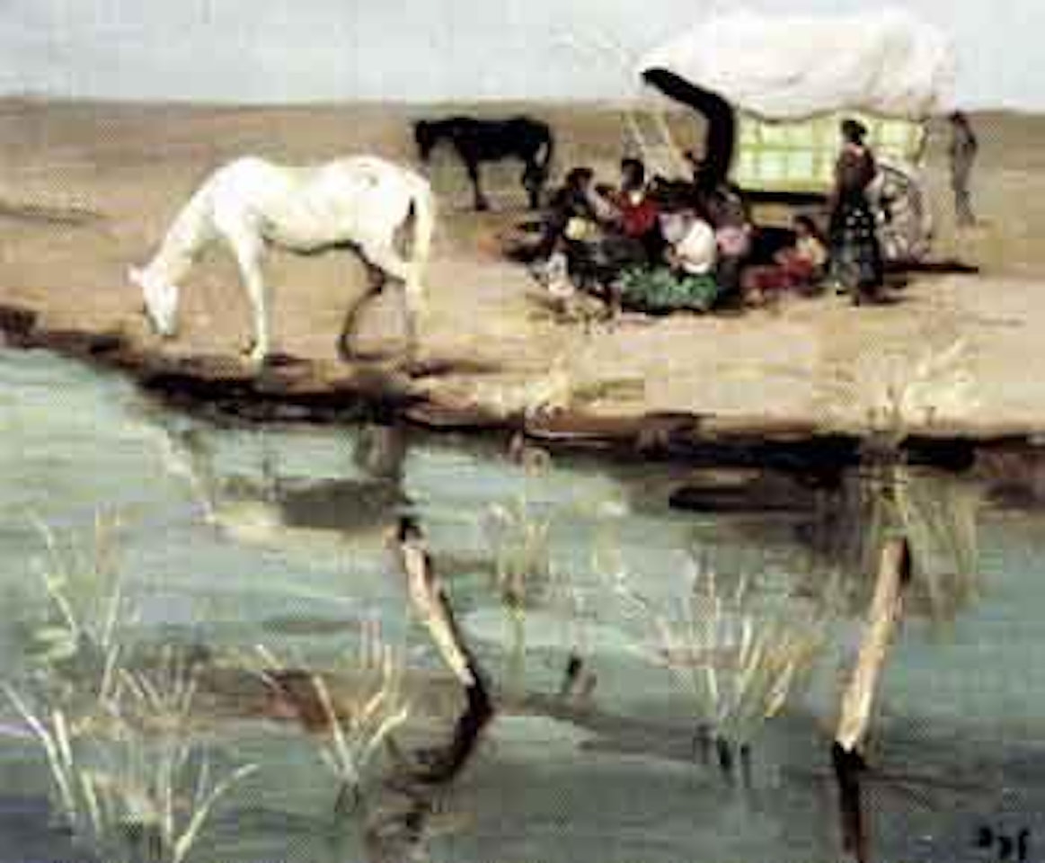 Camp de gitans by Marcel Dyf
