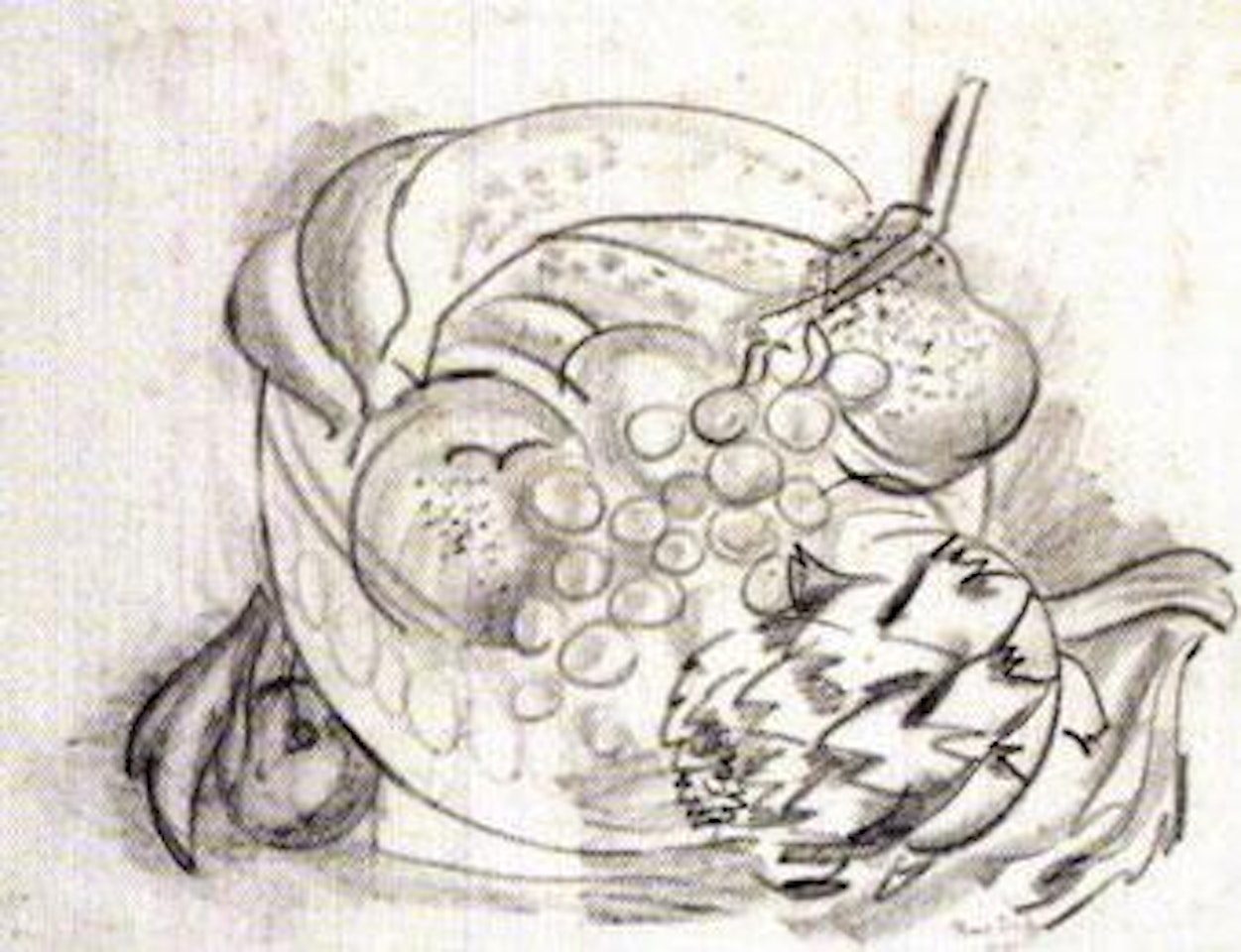 Nature morte aux fruits by Raoul Dufy