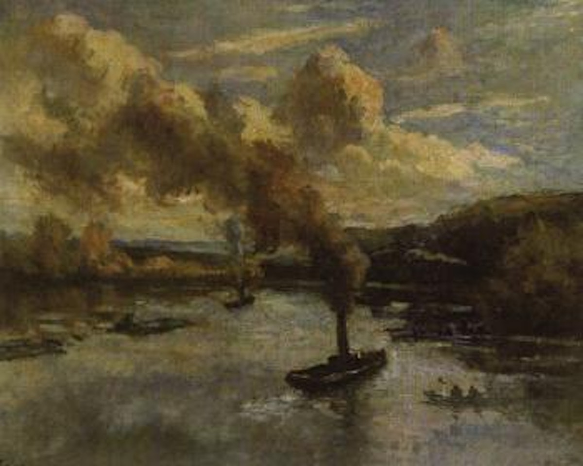 Les remorquers by Maximilien Luce