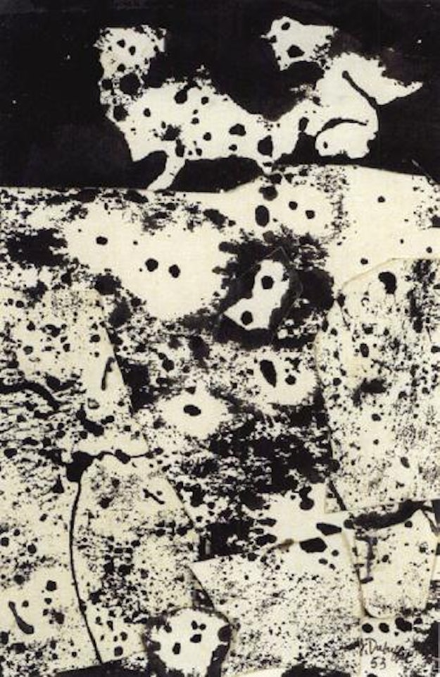 Les deux betes jouant by Jean Dubuffet