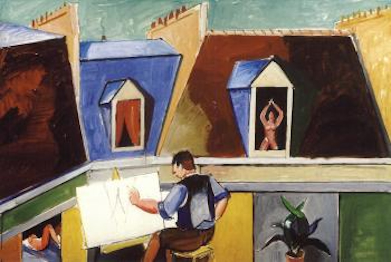 Il y a 59 ans un dimanche 207 rue Saint Martin by Jean Hélion