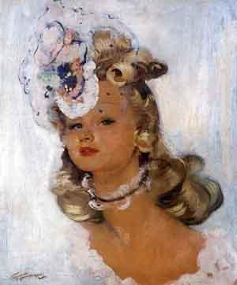 Portrait d'Isabelle by Jean Gabriel Domergue