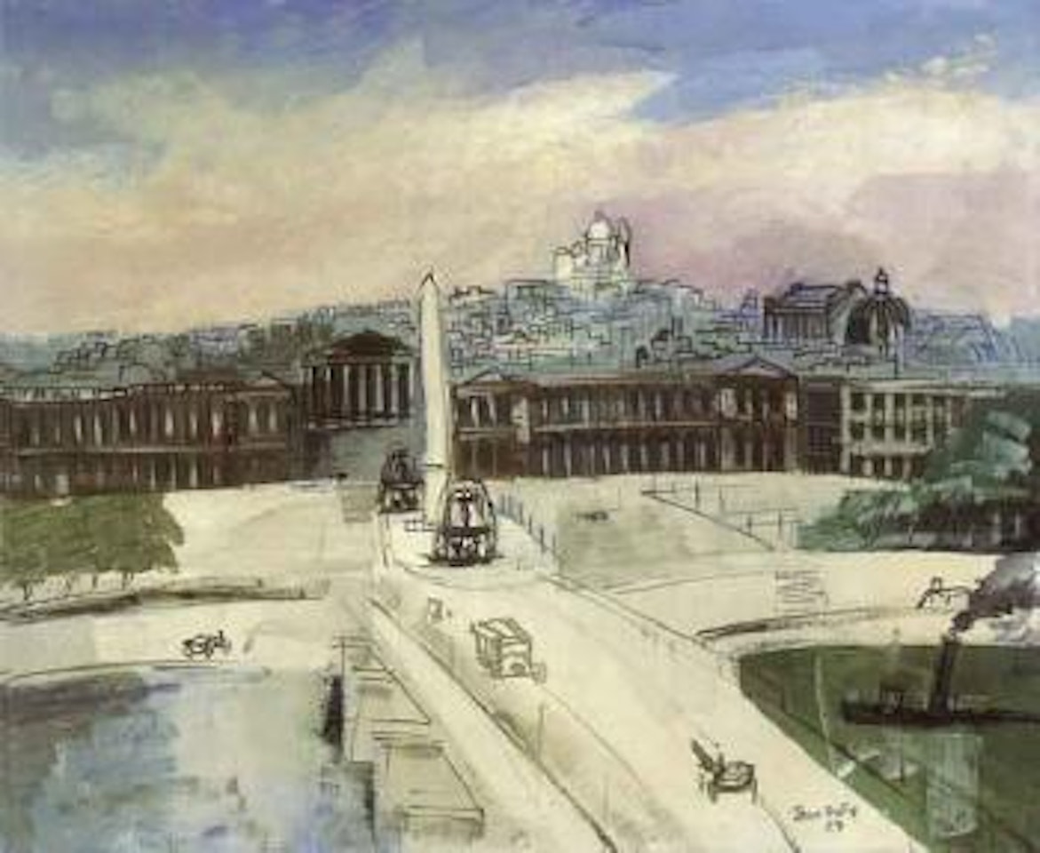Paris, Place de la Concorde by Jean Dufy