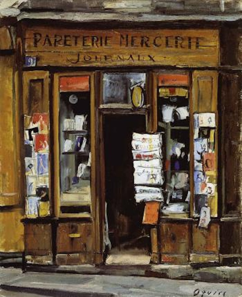Papeterie, mercerie, journaux by Takanori Oguiss