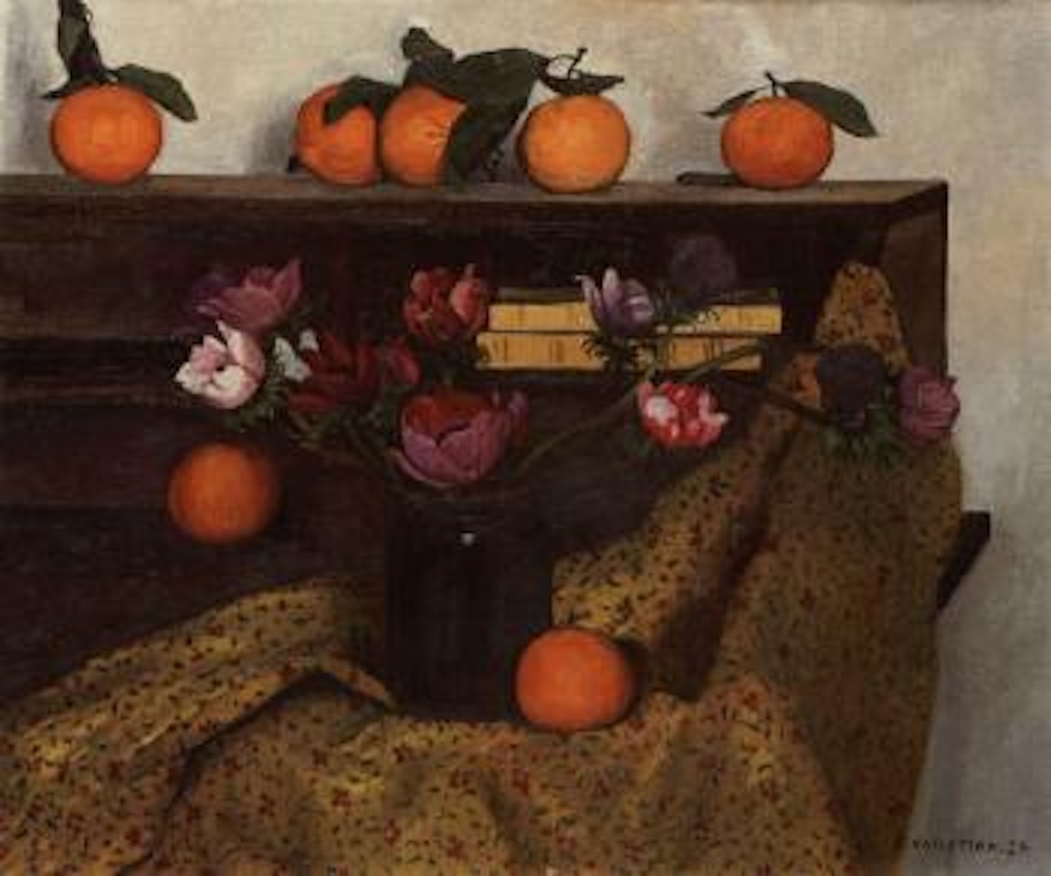 Anemones et oranges by Félix Vallotton