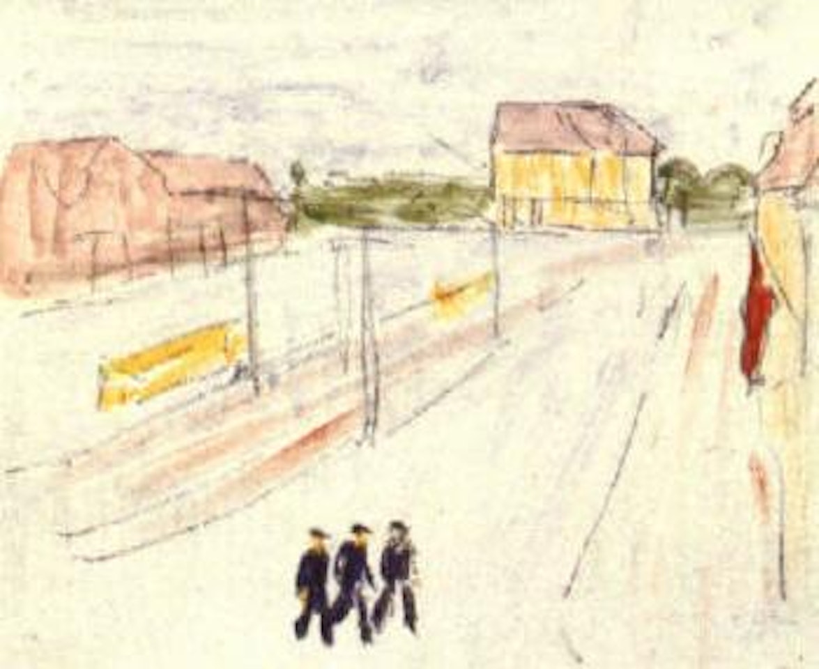 At the station by Cuno Amiet