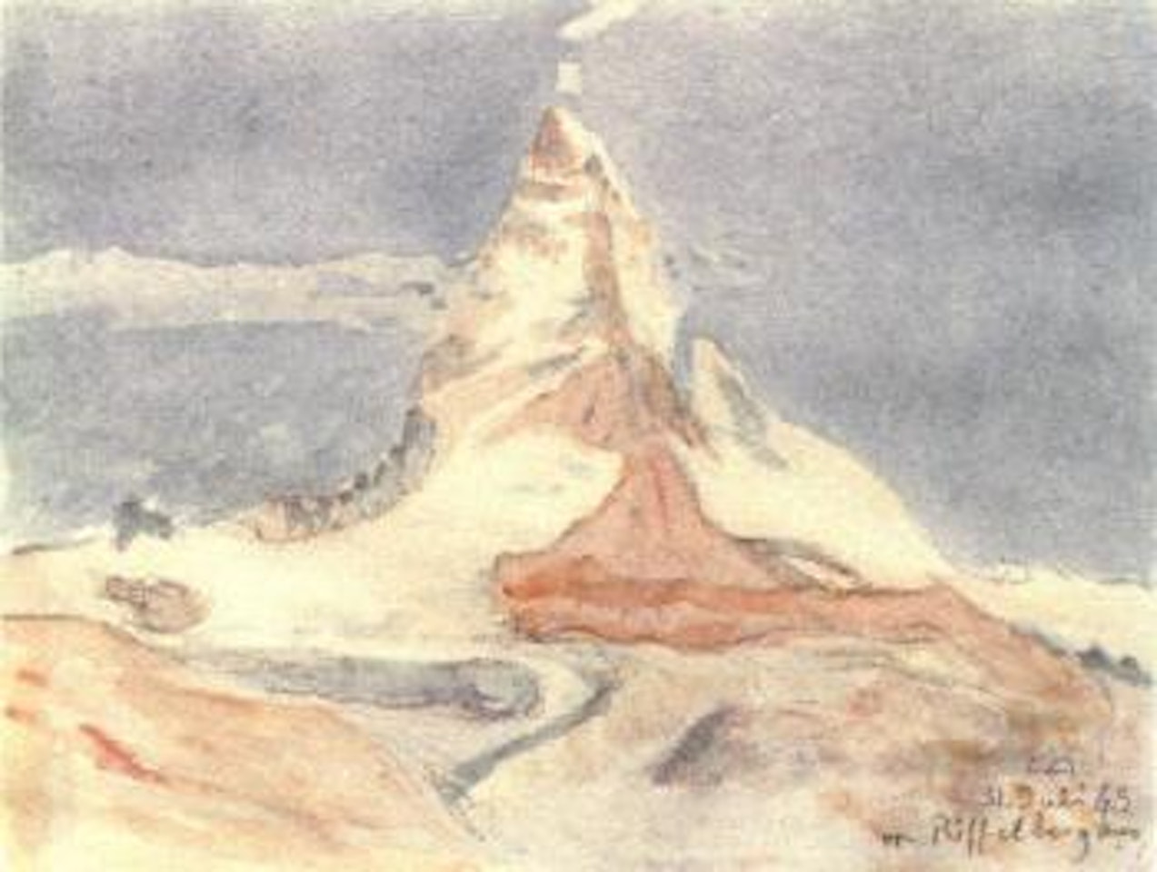 The Matterhorn seen from Riffelberg by Cuno Amiet