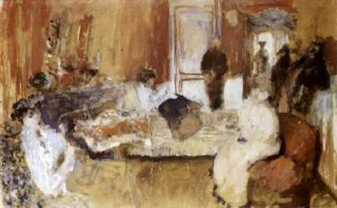 Dans la chambre rouge by Édouard Vuillard
