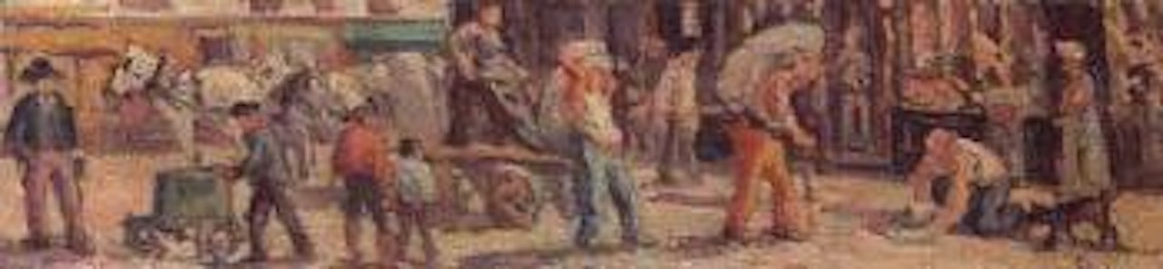 Dechargement by Maximilien Luce