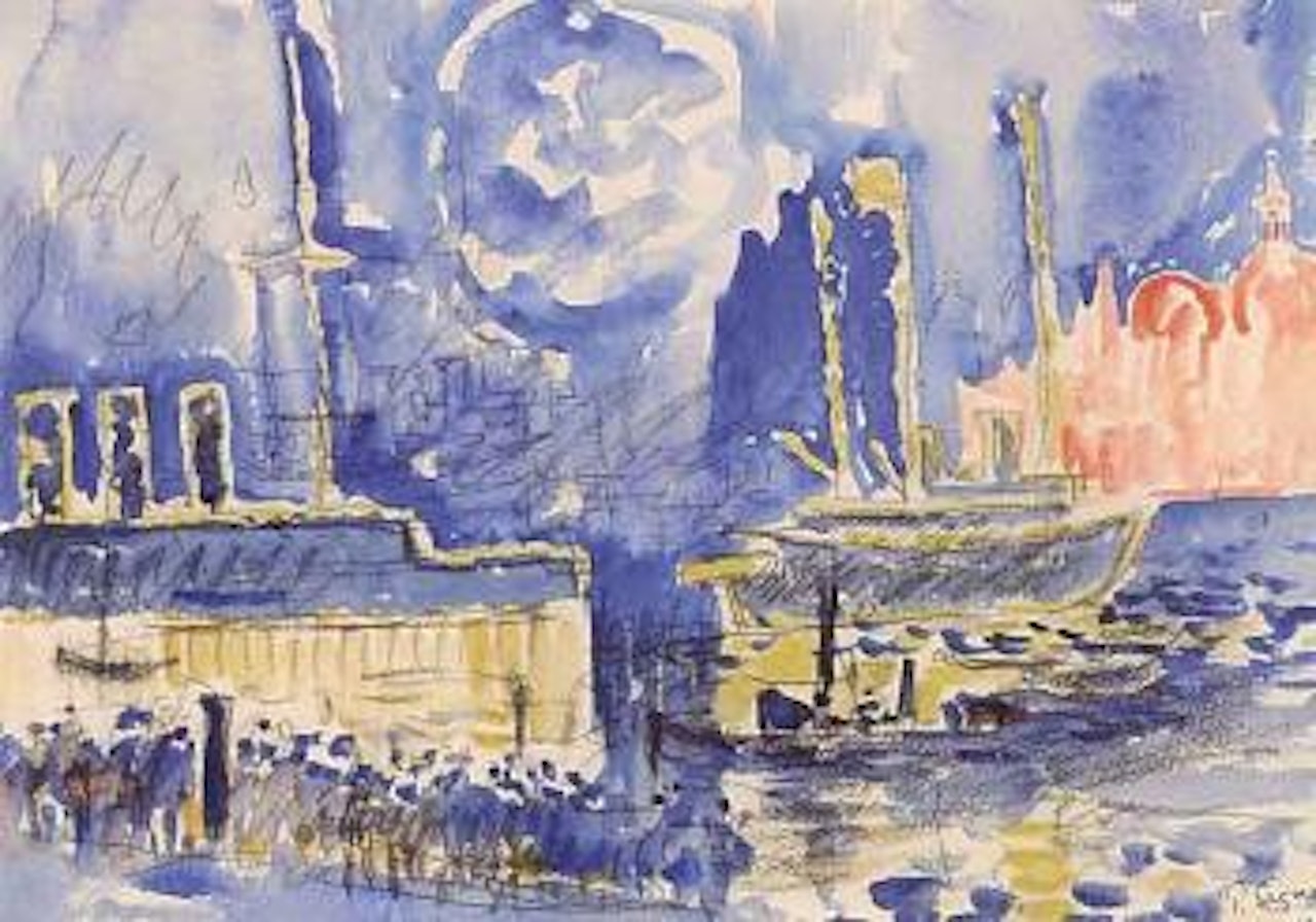 Au port by Paul Signac
