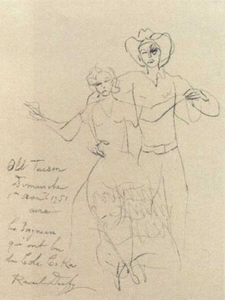 Old Tuscon, square dancers by Raoul Dufy