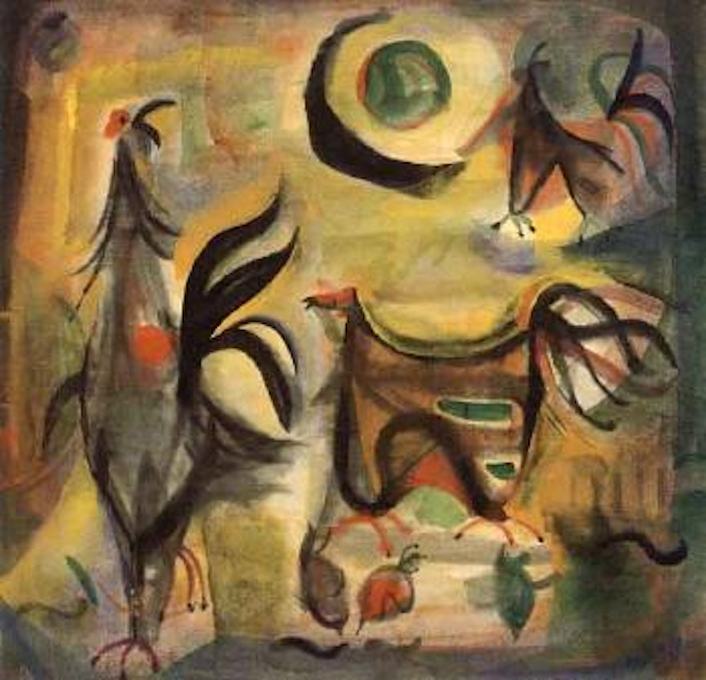Cocerels by Vicente Manansala