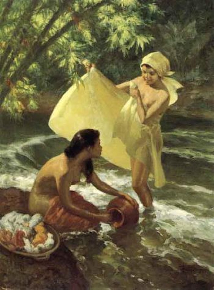 Lavanderas by Fernando Amorsolo