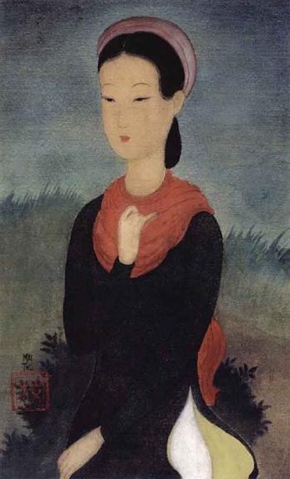 Lady in the garden by Mai Trung Thu