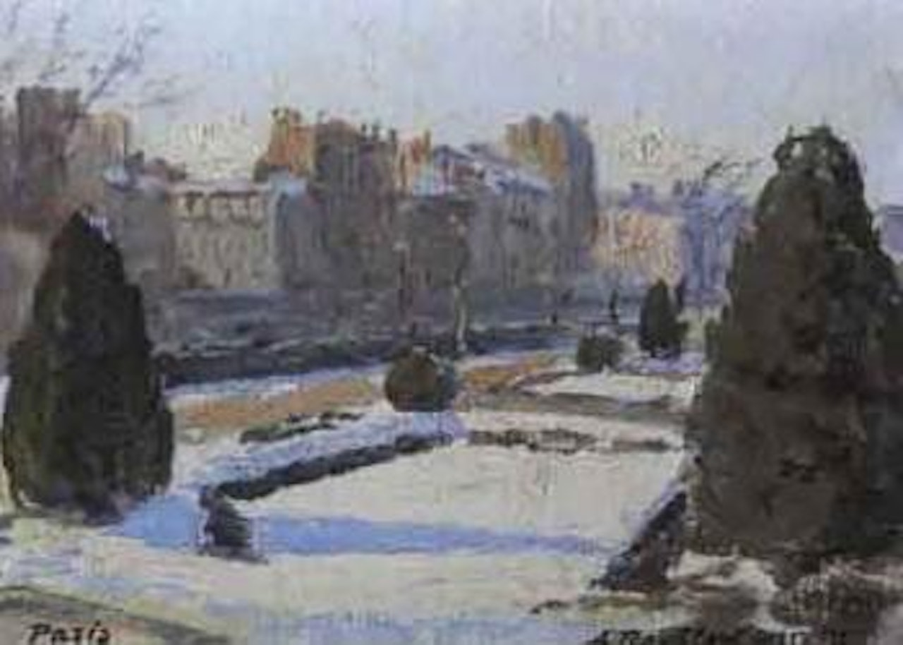 Jardin de Luxembourg by Alexandre Roubtzoff