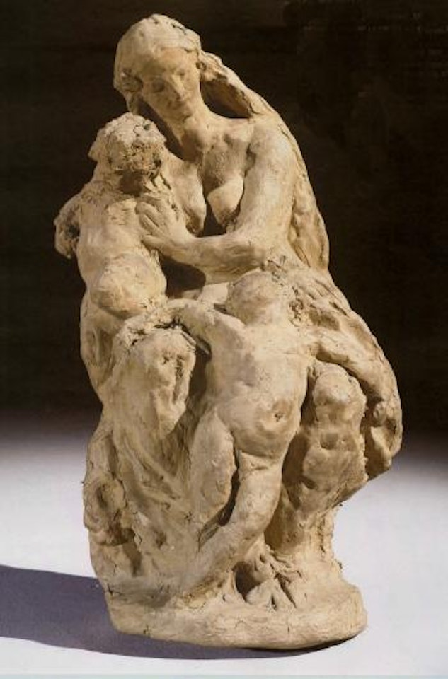 Groupe figurant la Vierge a l'Enfant et Saint Jean by Jean-Baptiste Carpeaux