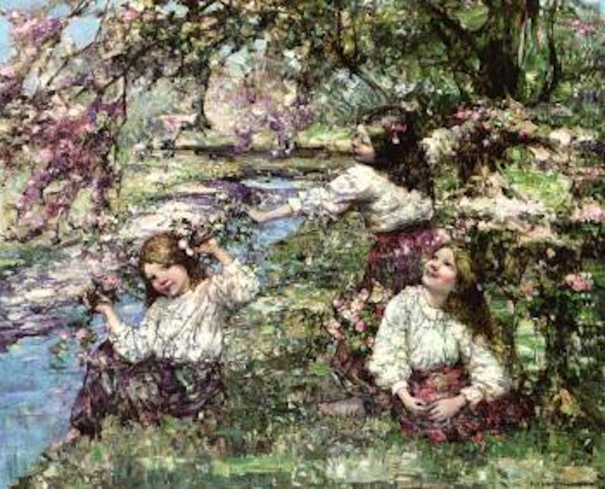 Springtime by Edward Atkinson Hornel