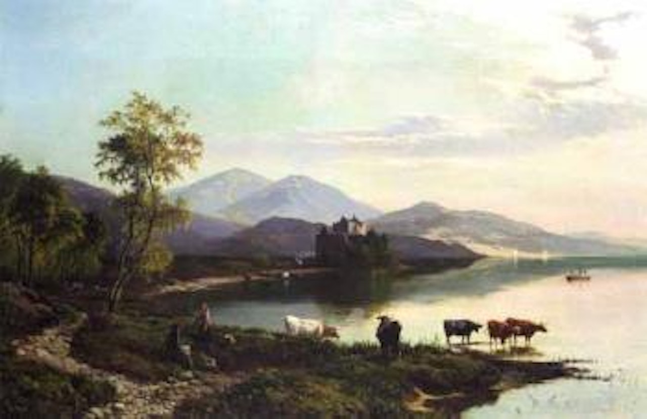 Kilchurn Castle, Loch Awe by Sidney Richard Percy