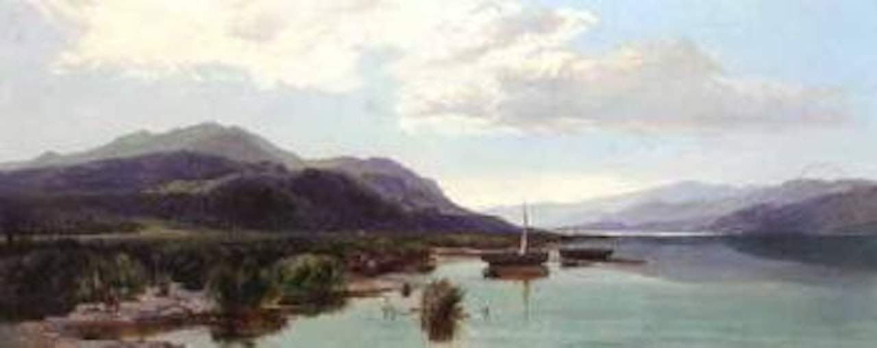 Morning catch in the Highlands by Sidney Richard Percy