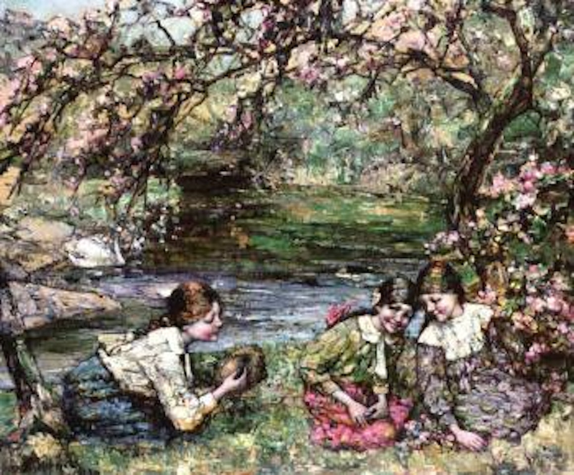 Bird's nest by Edward Atkinson Hornel