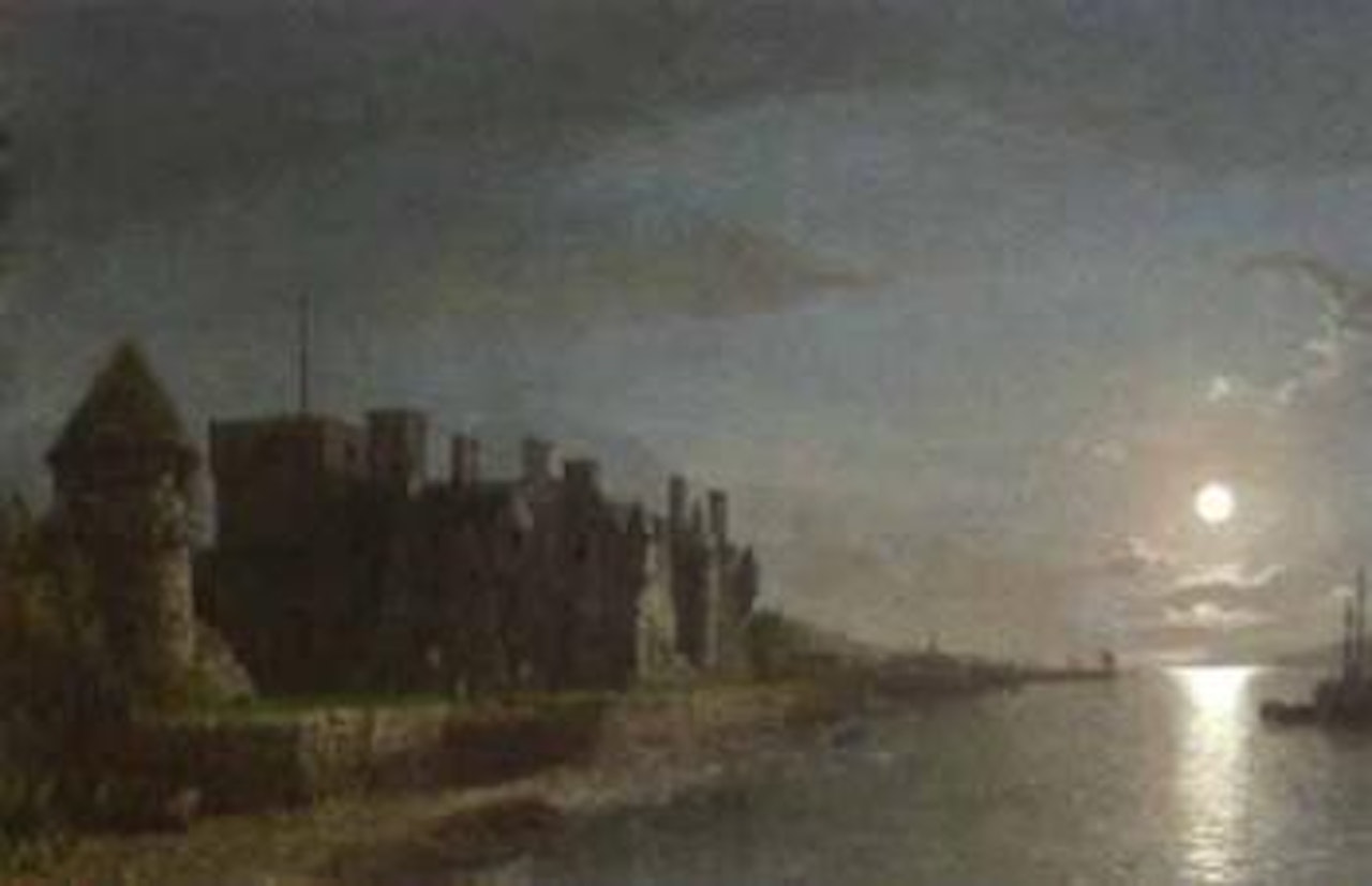 Newark Castle, Port Glasgow, mouth of the Clyde by Henry Pether