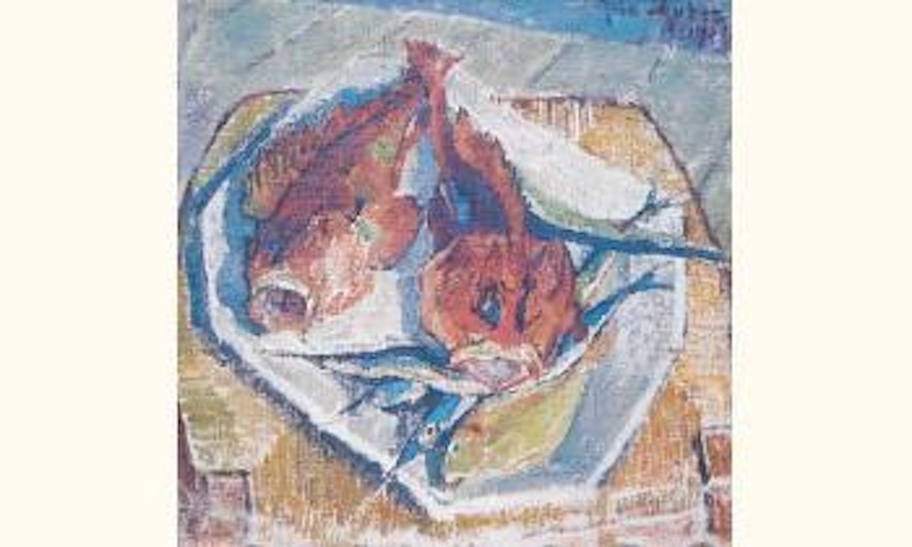 Nature morte au grondins by Mela Muter