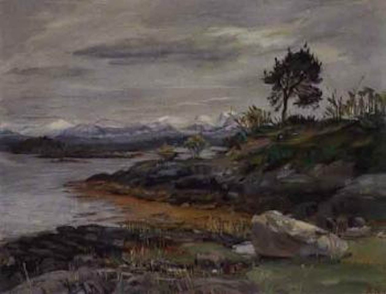 Autumn at Hjerto - Moldefjord by Kurt Schwitters
