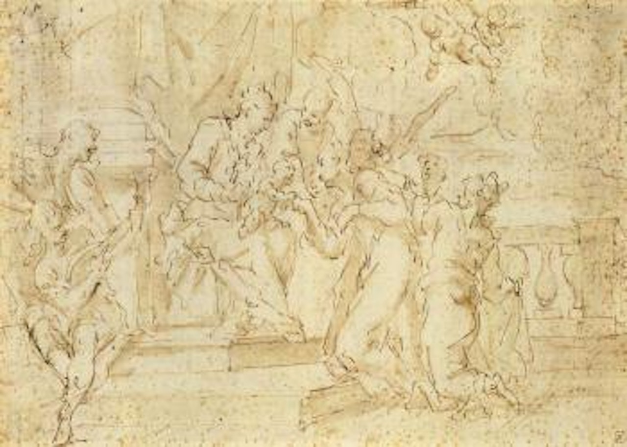 Saint Catherine's mystical marriage by Gaspare Diziani