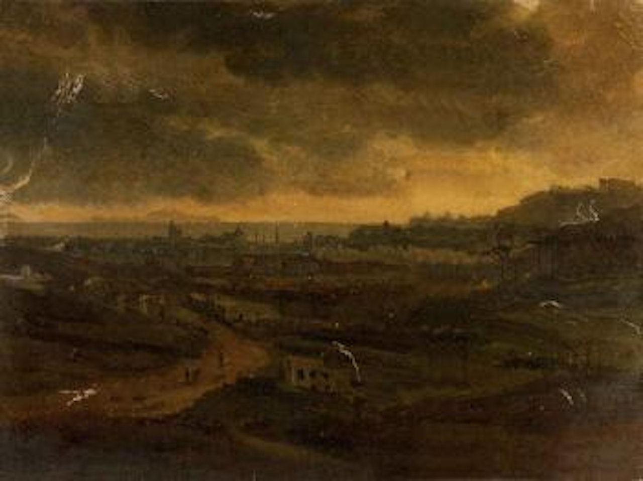 View of Naples by Simon Denis