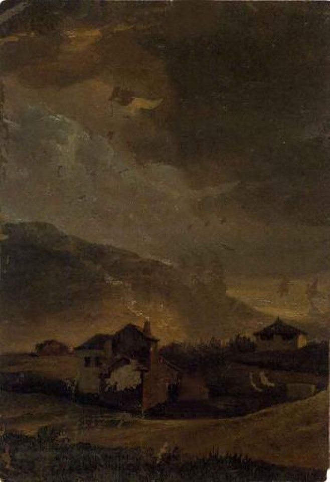 Maisons dans un paysage by Simon Denis