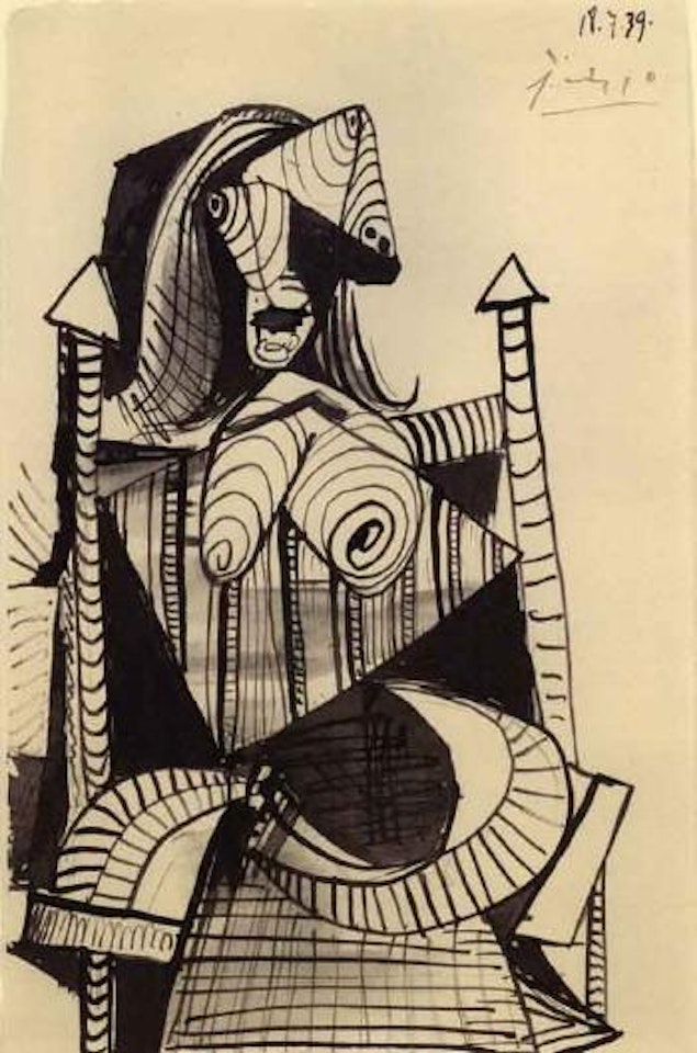 Figure assise by Pablo Picasso