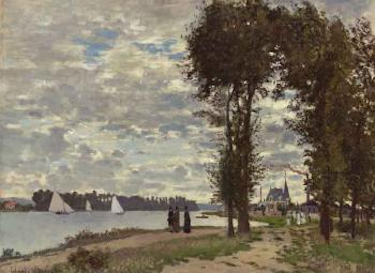 Bords de la Seine a Argenteuil by Claude Monet