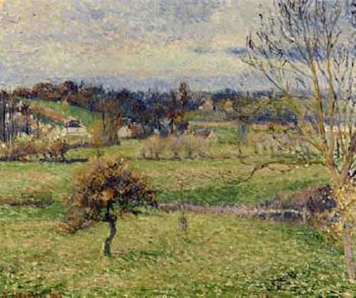 Pre a Eragny by Camille Pissarro