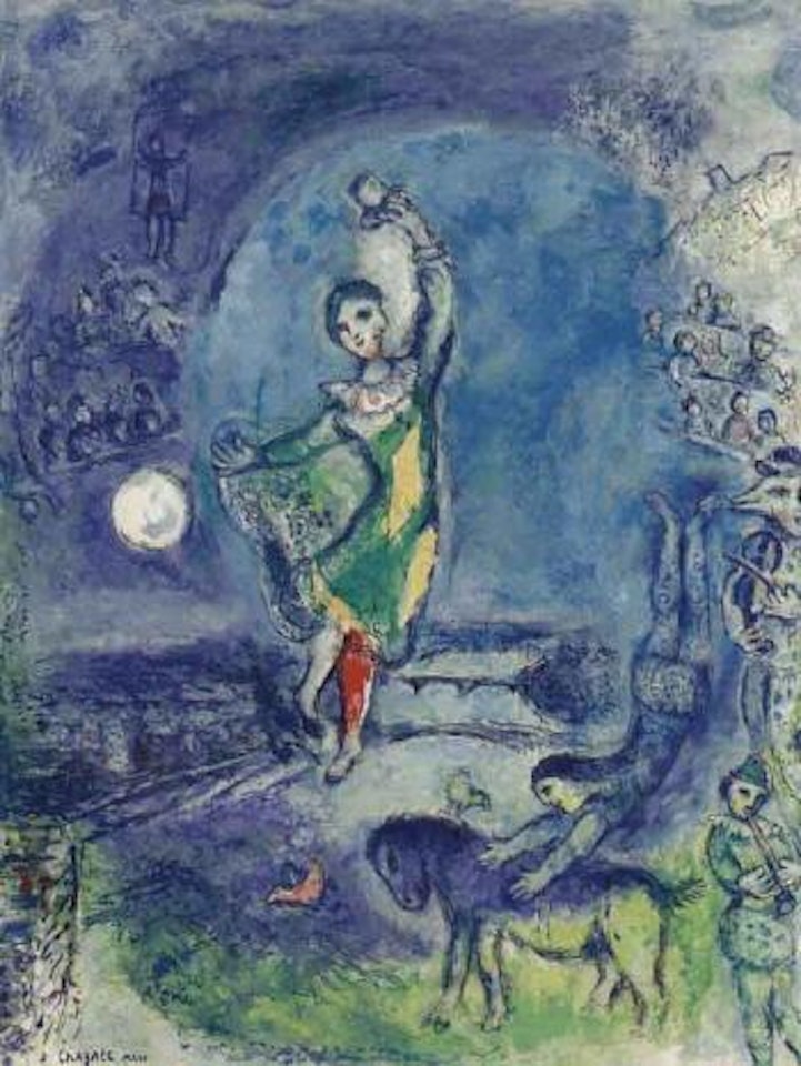 Jongleur de Paris by Marc Chagall