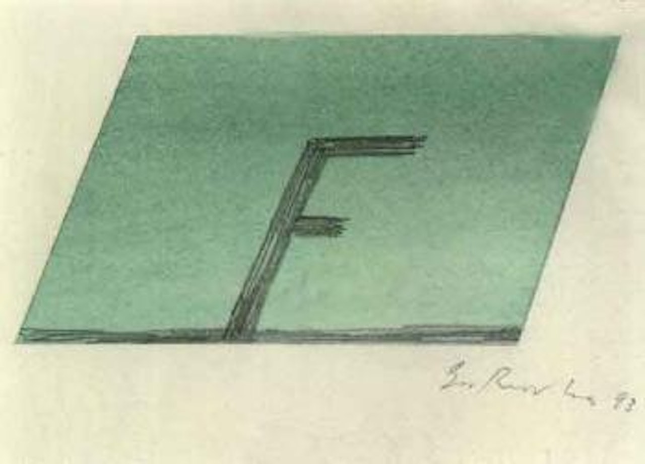 F by Ed Ruscha