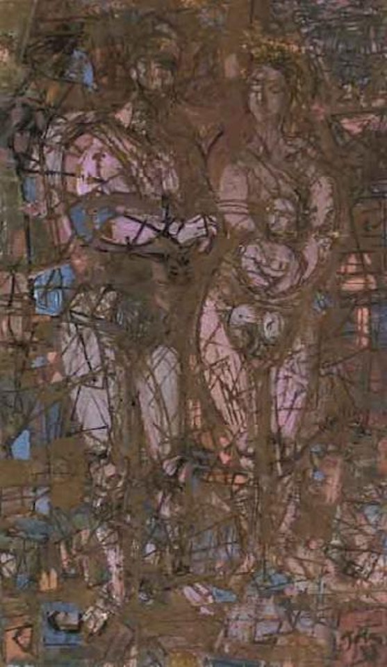 Flight into Egypt by Mark Tobey