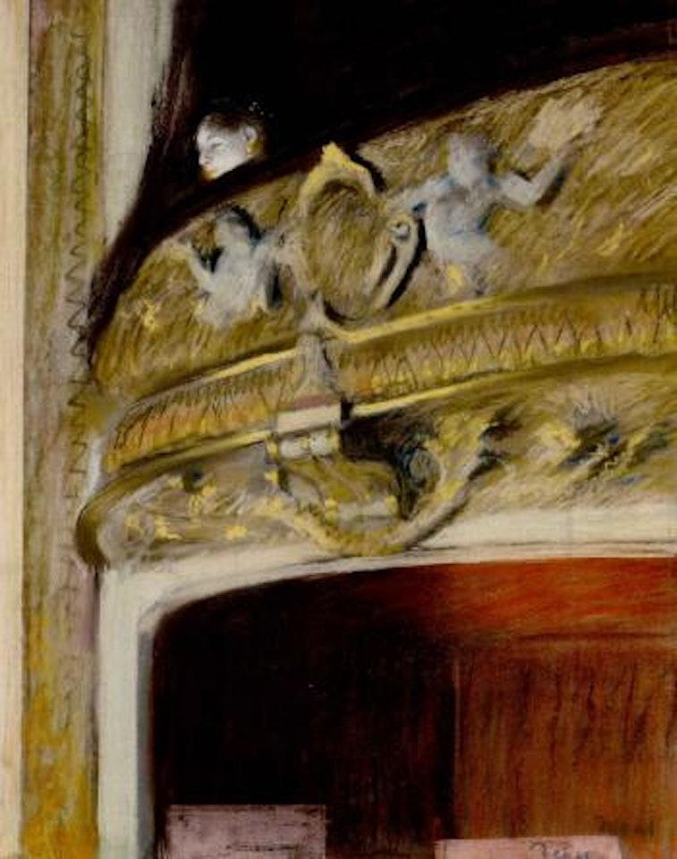La loge by Edgar Degas