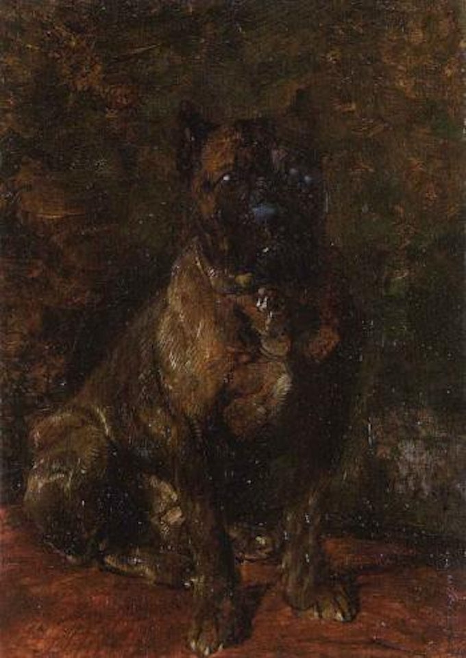 Boxer by Heinrich von Zugel
