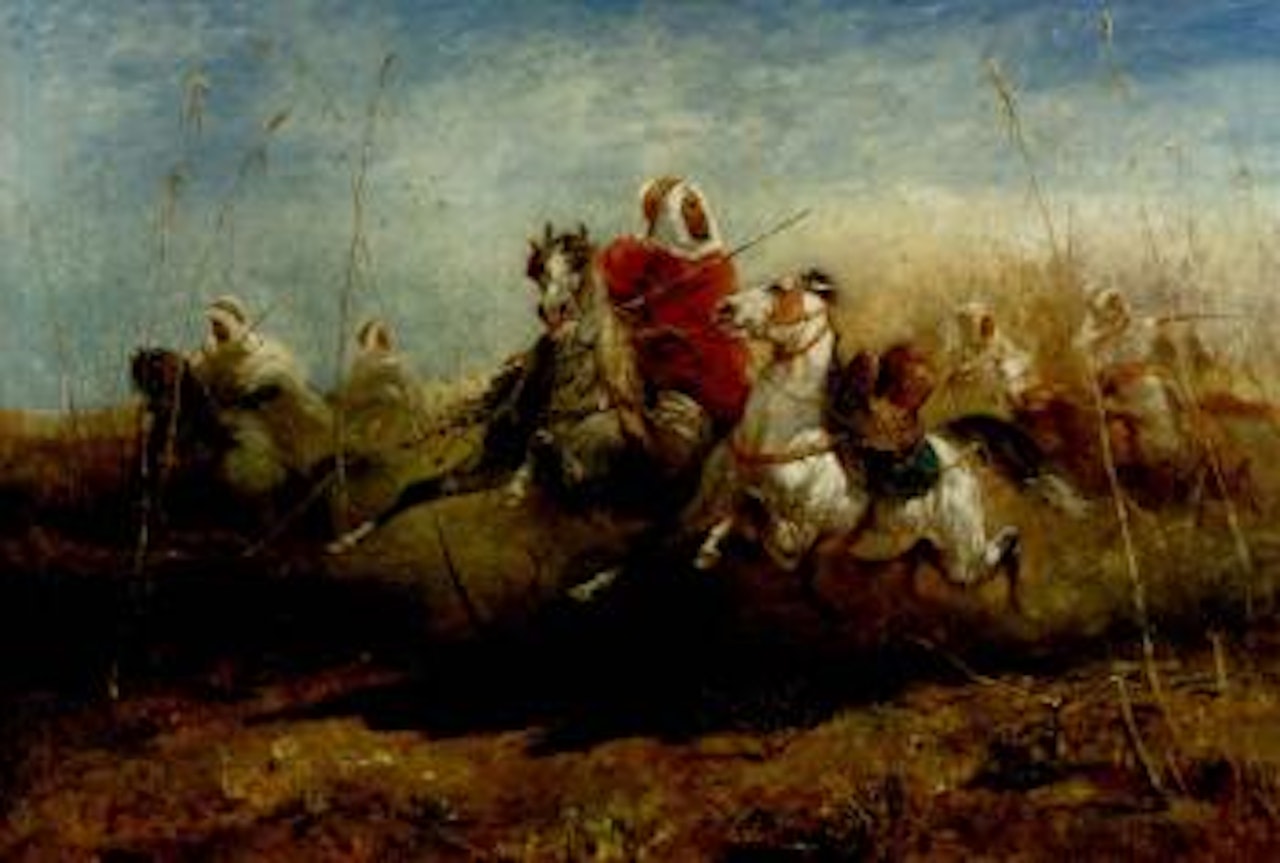 The chase by Adolf Schreyer
