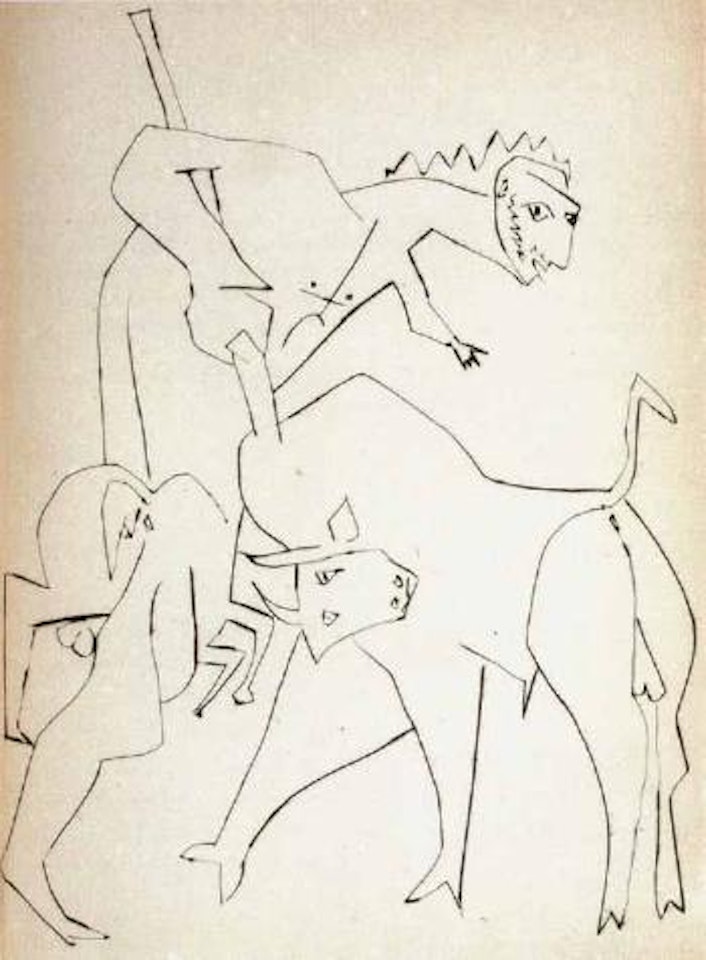 Le centaure picador by Pablo Picasso