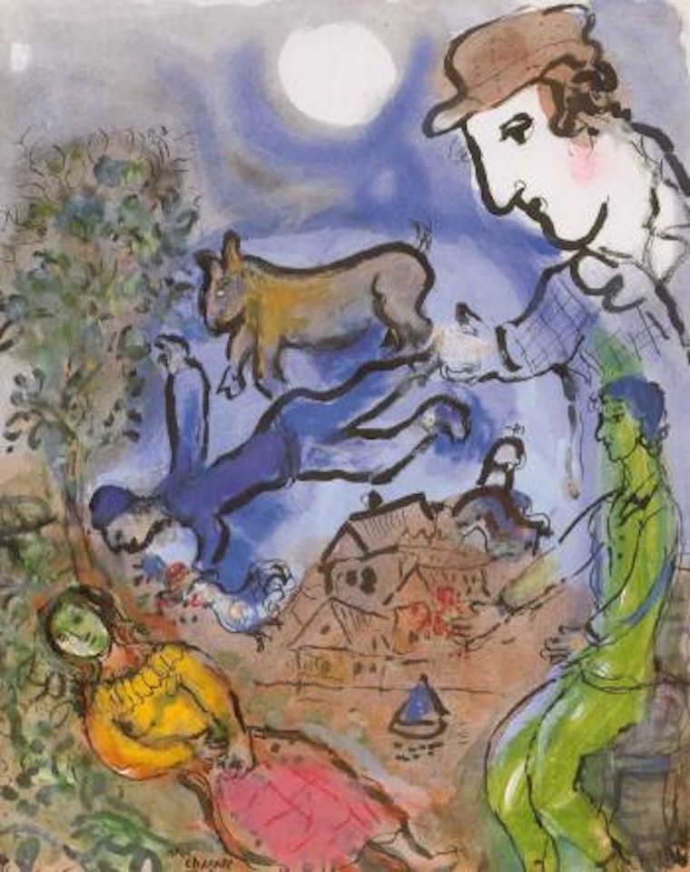 Fiance volant by Marc Chagall