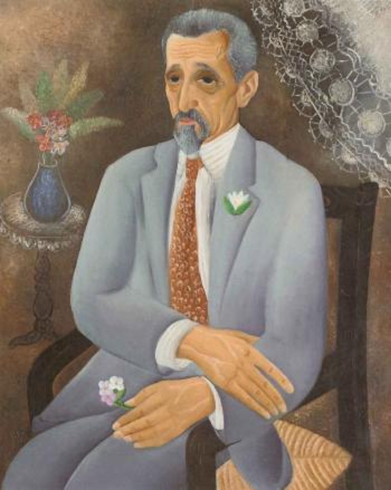 Portrait of Yehuda Goor by Reuven Rubin