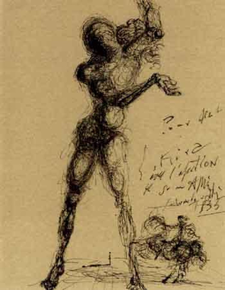Personnage surrealiste by Salvador Dali