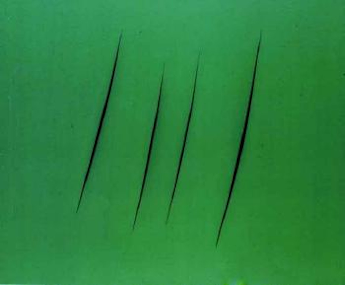Spatial concept by Lucio Fontana