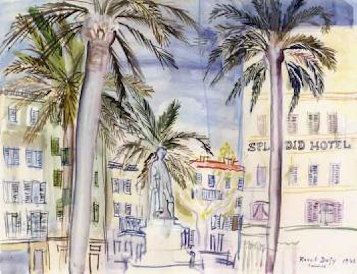 Hotel Splendid, Cannes by Raoul Dufy