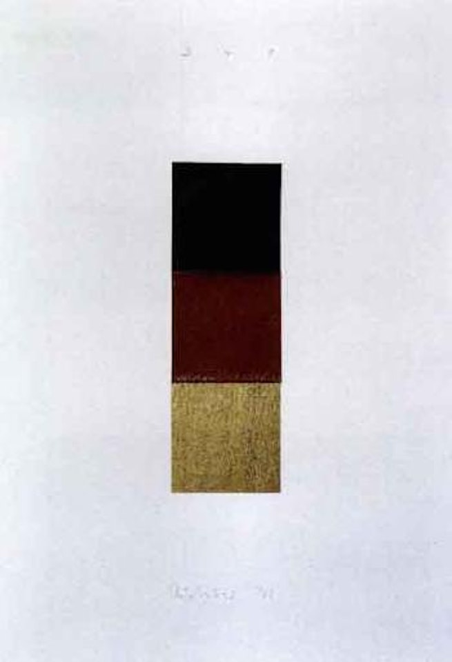 Black, red, gold I by Gerhard Richter