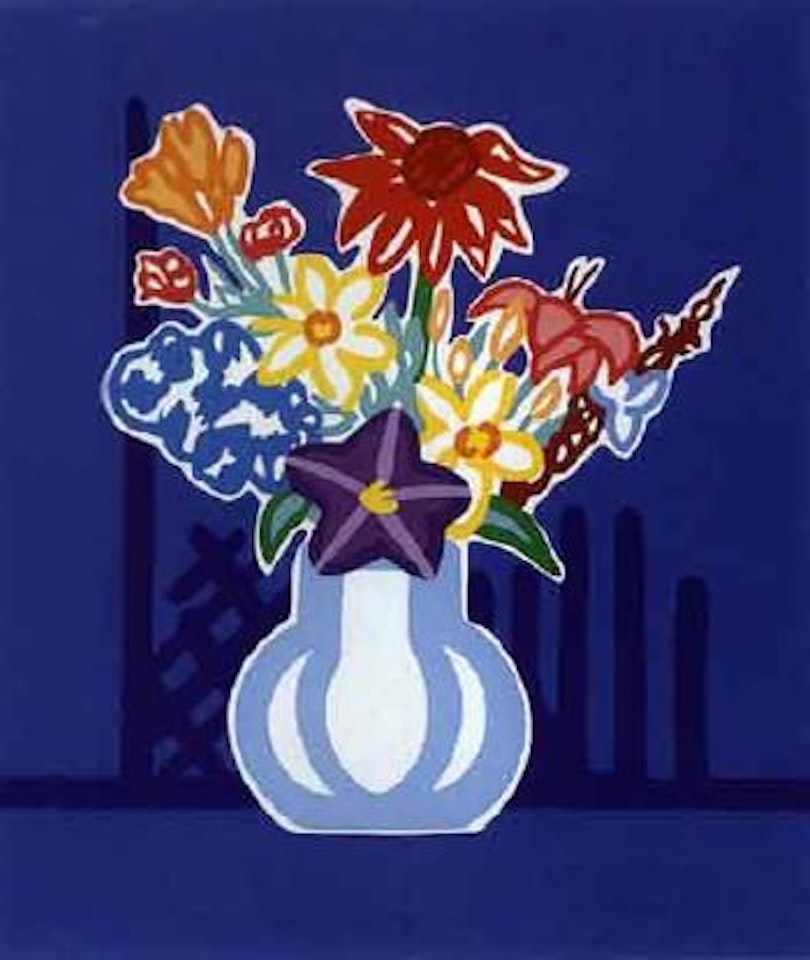 Still life with bouquet by Tom Wesselmann
